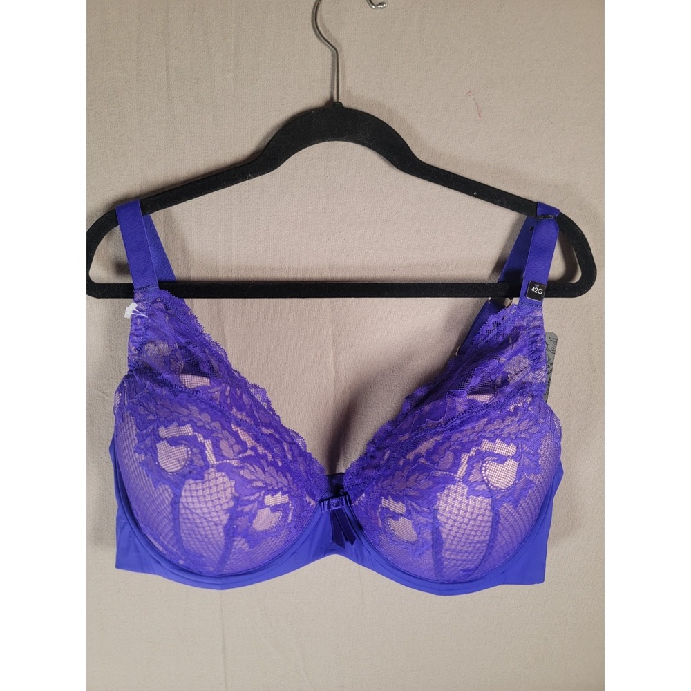 NWT City Chic Bra Womens 42G Boudoir Keira Contour Underwire Lace Balconette Top